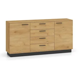 petits-meubles Ysia 170 cm Schwarz
