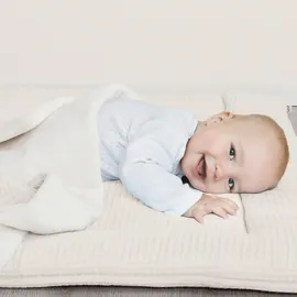babybay Krabbeldecke 75x100 cm Waffelpiqué, Ivory