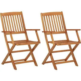 vidaXL Bistro-Set 3-tlg. braun klappbar