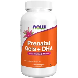 Prenatale Gels + DHA Softgels (180 Weichkapseln)
