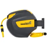 Wandmontage, 20 m, langlebig, einziehbar, Gartenschlauchtrommel, automatisch, leicht, Schlauchtrommel mit integrierter Knick-Schlauchführung, UV-beständig TOUGH MASTER