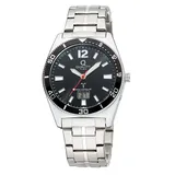 Funkuhr, schwarz, Armbanduhren, Herren, Funkuhr