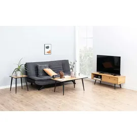 Actona Schlafsofa Faith Stoff Grau Dunkelgrau