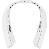 Amxcnoy Usb-wiederaufladbarer, Klingenloser Nackenventilator, Große Kapazität, Tragbarer Mini-ventilator Für Reisen Und Sport, Weiß