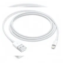 Apple Lightning auf USB Kabel Lightning Stecker auf USB Typ A Stecker 1.00 m weiß