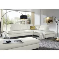 W.Schillig Eckcouch Leder 2-Sitzer Beige