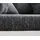 DeLife Ecksofa Clovis Weiss Schwarz Ottomane Links Modulsofa