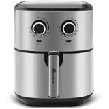 KARACA Multifry Inox Doppelfritteuse 5,5 Liter XL weiß