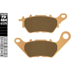 Galfer Bremsbelag G1370, Sintermetall Straße, Bremsbelag "FD484" Satz