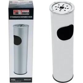 expo b÷rse Aschenbecher Standaschenbecher Edelstahl 54 cm
