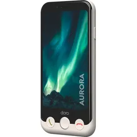 Doro Aurora A10 64 GB Graphit inkl. Schutzglas + Wallet Case