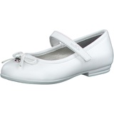 S.Oliver Ballerinas mit Schleife mit Klettverschluss, Weiß (White), 37