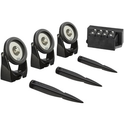 OASE LED-Scheinwerfer »LunAqua Power LED Set 3«, 16 W, Kunststoff, schwarz