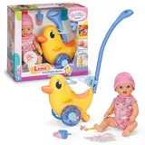 BABY born Lena mit Schiebe-Berta 36cm
