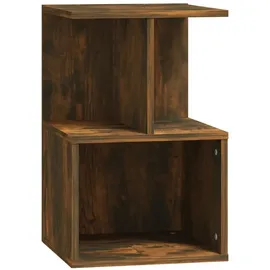 vidaXL Nachtschrank Räuchereiche 35 x 35 x 55 cm Braun