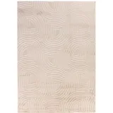 KADIMA DESIGN Teppich Beige, Textil, Abstrakt, Rechteckig, 150x80 cm, pflegeleicht, Teppiche – Böden, Teppiche