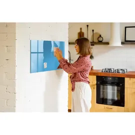 Tulup Magnettafel 90 x 60 cm Blau