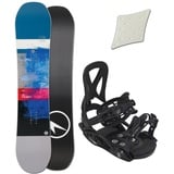 TRANS FE KINDER SNOWBOARD SET - 145 CM + JUNIOR BINDUNG GR. M +++ PAD