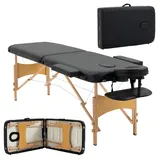 Homcom Massageliege, klappbarer Massagetisch mit Kopfstütze, für Spa, Salon