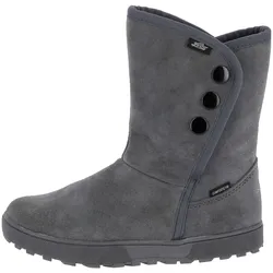 Winterstiefel LICO "Winterstiefel Amalia", Gr. 32, grau, Veloursleder, Schuhe