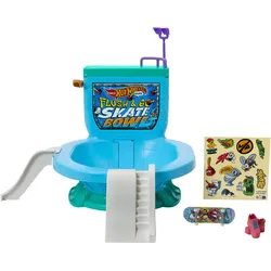 Hot Wheels Skate Spülen und los gehts“-Skatebowl Fingerboard-Set mit 1 exklusiven Board und einem Paar abnehmbare Skateschuhe