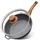 yashe 30 cm tiefe Granit-Bratpfanne mit Deckel