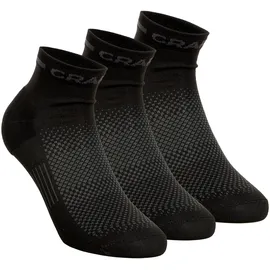 Craft Core Dry Mid Socken 3er Pack Schwarz 46-48