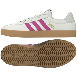 adidas VL Court 3.0 Core White / Pulse Magenta / Gold Metallic 42