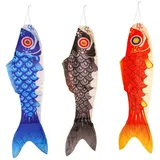 Wolkenstürmer Windsack Koi 90 cm Schwarz