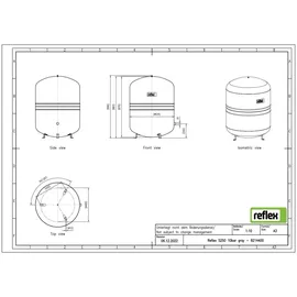 Reflex S 10 bar 250 l Grau
