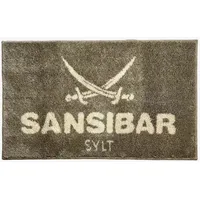 Sansibar Badteppich Taupe/Sand 100 x 60 cm