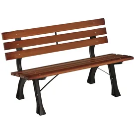 Outsunny Gartenbank 120 x 57 x 70 cm Braun