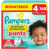 Pampers Premium Protection Pants Gr.4 (9-15 kg) für Babys und Kleinkinder, 168 St.