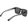 Polaroid PLD 2139/S Unisex-Sonnenbrille Vollrand Quadratisch Kunststoff-Gestell, schwarz