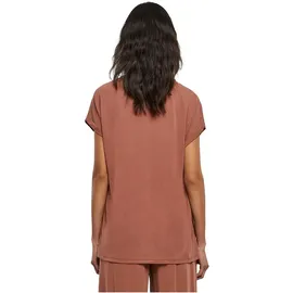 URBAN CLASSICS Modal Extended Shoulder Kurzarm-T-Shirt Terracotta XS