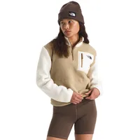 The North Face Damen YUMIORI 1/4 Zip Khaki Stone/White