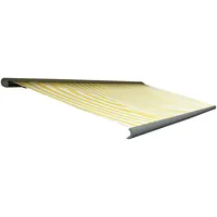 Mendler Elektrische Kassettenmarkise T122, Markise Vollkassette 4x3m ~ Polyester