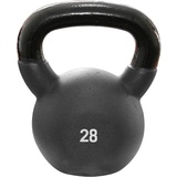 Sporttrend 24® Kettlebell 2kg, 4kg, 6kg, 8kg, 10kg, 12kg, 14kg, 16kg, 18kg, 20kg, 22kg, 24kg, 26kg, 28kg, 30kg in schwarz | Kugelhantel Hantel Schwunghantel Gusseisen (Schwarz, 28KG)