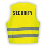 Fassbender-Druck WARNWESTEN - Sicherheitsweste GELB Warnweste nach EN ISO 20471 zertifiziert - Warn Weste für Security - Unisex mit hochwertigem Reflektorstreifen (GELB I XL/XXL I 10er Set) - XL-XXL