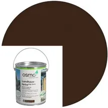 OSMO Landhausfarbe 2607 Dunkelbraun 5 l