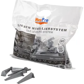 hexpro Nivelliersystem 2 mm 100 Nivelliersets