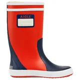 Aigle Lolly POP Label IND Gummistiefel, Rouge/Indigo/Blanc, 25 EU - 25 EU