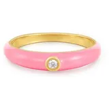 Glanzstücke München Ring Sterling Silber Zirkonia in gelbgold | Gr.: 52