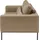 Musterring Couch Leder 3-Sitzer Braun