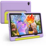 Freeski Kinder Tablet 10.1 Zoll, Tablet für Kinder Android 14 Kleinkind Tablet mit Kindersicherung Kinder APP, 8GB RAM+64GB ROM+1TB Erweiterbar, 5MP+8MP, 5000mAh, Wi-Fi, Bluetooth, Type-C (Lila)