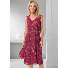 GOLDNER Abendkleid Figur umspielendes Kleid mit feinen Glanzgarnen Rosa 46