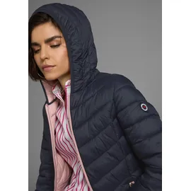KangaROOS Steppjacke KANGAROOS, Damen, Gr. 32, blau (marine, rosa), Web, Obermaterial: 100% Polyamid. Futter: 100% Polyamid.