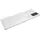 Cherry Active Key desinfizierbare Tastatur mit Nummernfeld und Touchpad, vollversiegelt, weiß, USB, DE (AK-C7412F-GUS-W/GE)