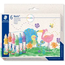 STAEDTLER 8853M C6, Grün, Orange, Pink, Violett, Gelb, Flasche, Pinsel, 6 Stück(
