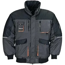 Terratrend Pilotenjacke Gr.XXL dunkelgrau/schwarz/orange TERRATREND